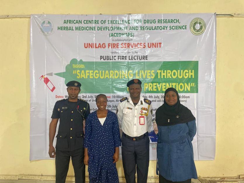 University of Lagos and Federal Fire Service representatives with TCEBCEM