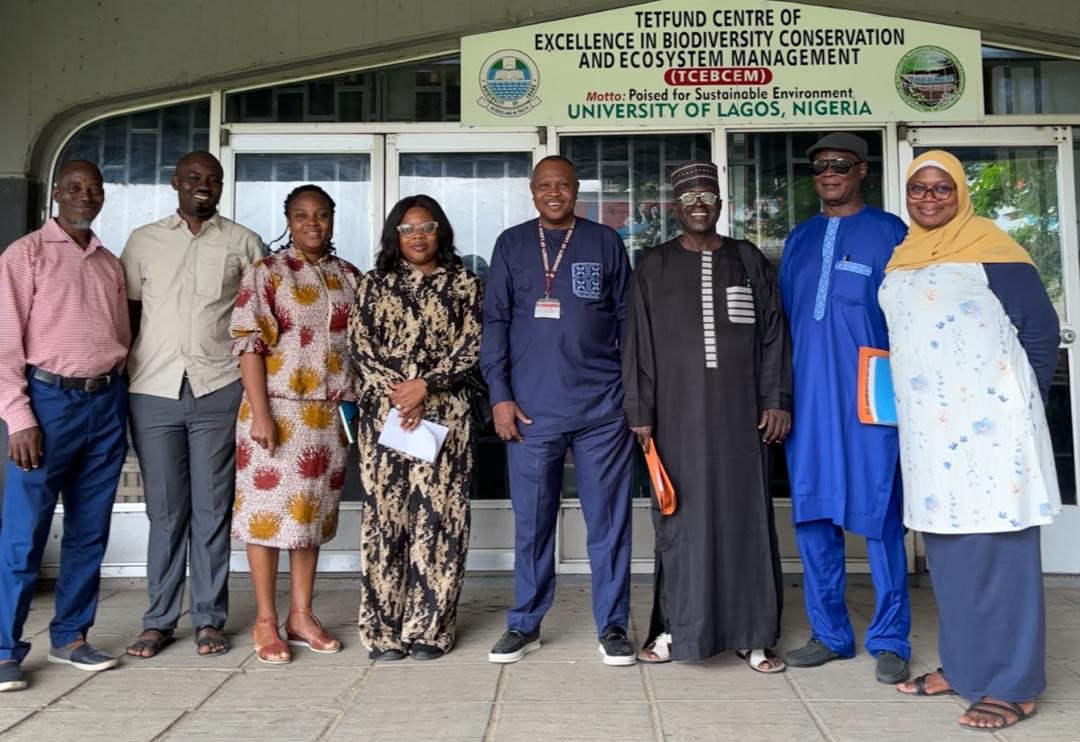 Dr. Joy Eliogu-Anenih and her TETFund team on a courtesy call